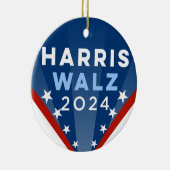 Harris Walz 2024 Keramik Ornament (Rechts)