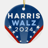 Harris Walz 2024 Keramik Ornament (Vorne)