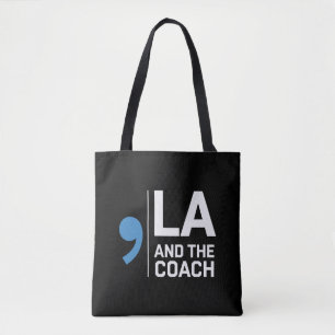 Harris Walz 2024 Komma La und The Coach 2024  Tasche