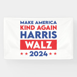 Harris Walz 2024 macht Amerika wieder gesund Banner