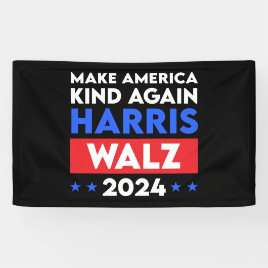 Harris Walz 2024 macht Amerika wieder gesund Banner (Horizontal)