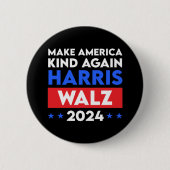 Harris Walz 2024 macht Amerika wieder gesund Button (Vorderseite)