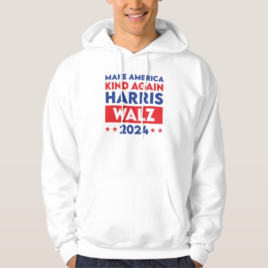 Harris Walz 2024 macht Amerika wieder gesund Hoodie (Vorderseite)