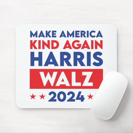 Harris Walz 2024 macht Amerika wieder gesund Mousepad (Mit Mouse)