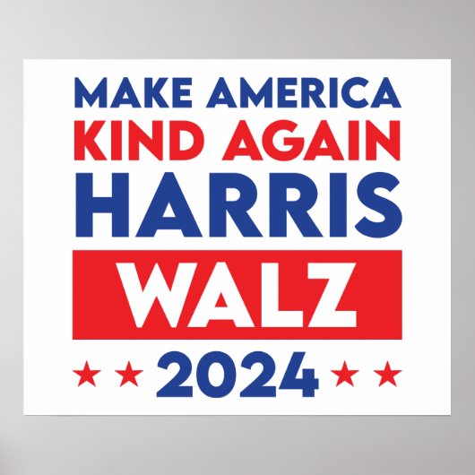 Harris Walz 2024 macht Amerika wieder gesund Poster (Vorne)