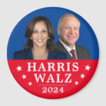 Harris Walz 2024 Magnet<br><div class="desc">Dieser Retrostil-T - Shirt ist perfekt,  um Ihre Unterstützung zu zeigen!</div>