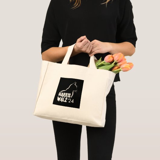Harris Walz 2024 Mini Stoffbeutel (Vorderseite (Produkt))