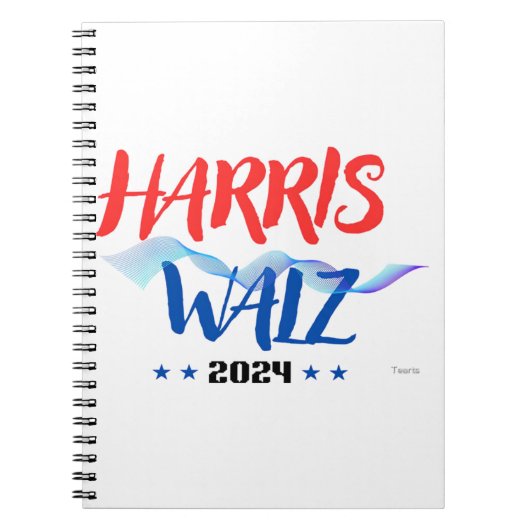 Harris Walz 2024 Notizblock (Vorderseite)