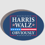 Harris Walz 2024 offensichtlich Auto Magnet<br><div class="desc">Harris Walz 2024 offensichtlich</div>