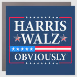 Harris Walz 2024 offensichtlich Auto Magnet<br><div class="desc">Harris Walz 2024 offensichtlich</div>