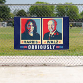 Harris Walz 2024 offensichtlich Banner (Insitu)