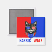Harris Walz 2024 offensichtlich Magnet (Vorderseite/Rückseite)