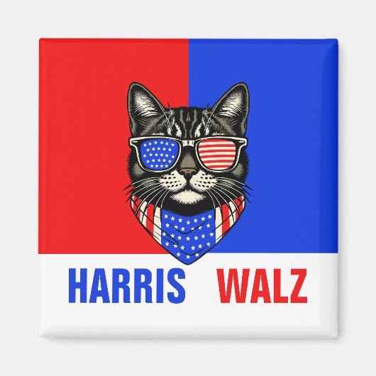 Harris Walz 2024 offensichtlich Magnet (Vorne)