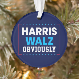Harris Walz 2024 offensichtlich Ornament