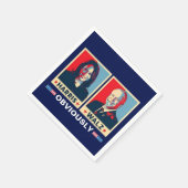 Harris Walz 2024 offensichtlich Serviette (Ecke)