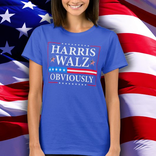 Harris Walz 2024 offensichtlich T-Shirt