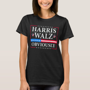 Harris Walz 2024 offensichtlich Tim Walz T-Shirt