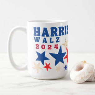 Harris Walz 2024 Party-Wahlen zum Demokraten Kaffeetasse