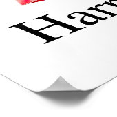 Harris Walz 2024 - Poster (Ecke)