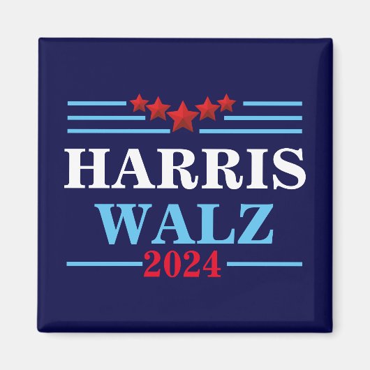 Harris Walz 2024 Präsident - Tim Walz Magnet (Vorne)