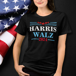 Harris Walz 2024 Präsident - Tim Walz Tri-Blend Shirt