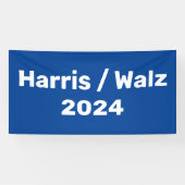Harris / Walz 2024 Präsidentschaftskampagne Banner (Horizontal)
