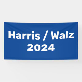 Harris / Walz 2024 Präsidentschaftskampagne Banner