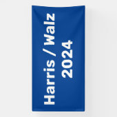 Harris / Walz 2024 Präsidentschaftskampagne Banner (Vertikal)