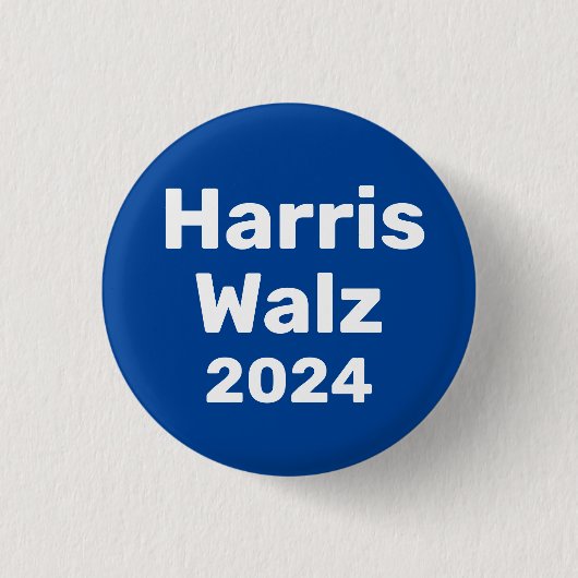 Harris / Walz 2024 Präsidentschaftskampagne Button (Vorderseite)