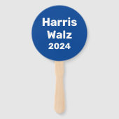 Harris / Walz 2024 Präsidentschaftskampagne Fächer (Vorderseite)