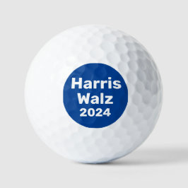 Harris / Walz 2024 Präsidentschaftskampagne Golfball