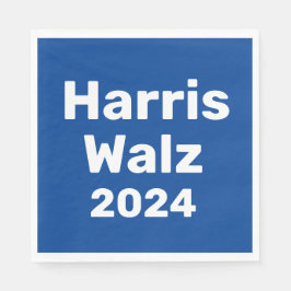 Harris / Walz 2024 Präsidentschaftskampagne Serviette