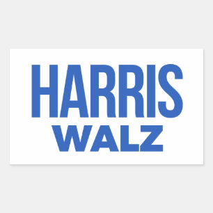 Harris Walz 2024 Rechteckiger Aufkleber