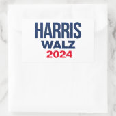 HARRIS WALZ 2024 RECHTECKIGER AUFKLEBER (Tasche)