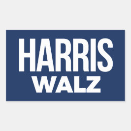 Harris Walz 2024 Rechteckiger Aufkleber