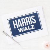 Harris Walz 2024 Rechteckiger Aufkleber (Umschlag)