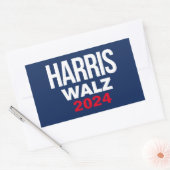 Harris Walz 2024 Rechteckiger Aufkleber (Umschlag)