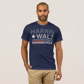 HARRIS WALZ 2024 RETRO T-Shirt (Vorne ganz)