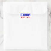 Harris Walz 2024 Runder Aufkleber (Tasche)