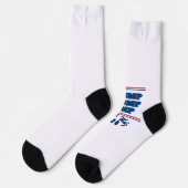 HARRIS WALZ 2024 SOCKEN (Linkes Detail)