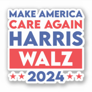 Harris Walz 2024 sorgt wieder für Amerika Aufkleber
