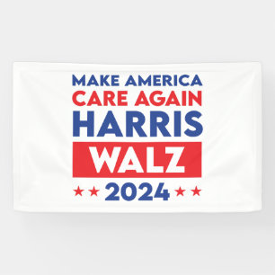 Harris Walz 2024 sorgt wieder für Amerika Banner
