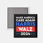 Harris Walz 2024 sorgt wieder für Amerika Magnet (Vorderseite/Rückseite)