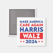 Harris Walz 2024 sorgt wieder für Amerika Magnet (Vorderseite/Rückseite)