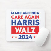 Harris Walz 2024 sorgt wieder für Amerika Mousepad (Mit Mouse)