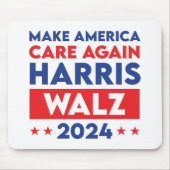 Harris Walz 2024 sorgt wieder für Amerika Mousepad (Vorne)
