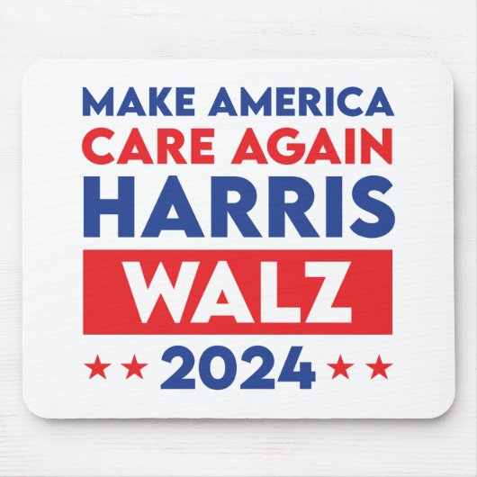 Harris Walz 2024 sorgt wieder für Amerika Mousepad (Vorne)