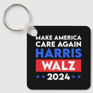 Harris Walz 2024 sorgt wieder für Amerika Schlüsselanhänger