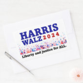 Harris Walz 2024 Sticker (Umschlag)