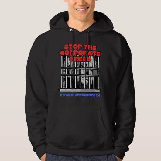 HARRIS-WALZ 2024 STOP THE CORPORATE GREED HOODIE (Vorderseite)